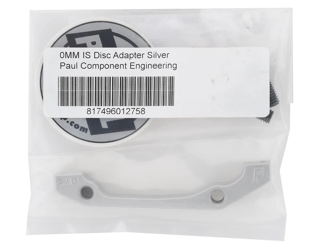 Paul Components Disc Brake Adapters (Silver) (+0mm) (IS Mount) (160mm Front, 140mm Rear) - view 2